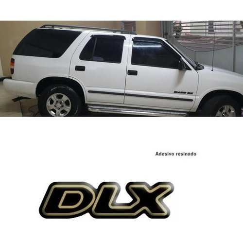 Kit Faixa Blazer Dlx Executive 1999 4.3 V6 Adesivo Dourado