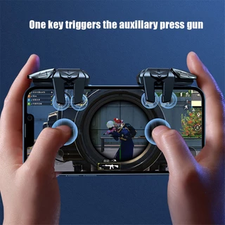 OK G21 Pubg Gatilho Objetivo Tiro R1 Game Controller Gamepad Joystick Móvel Chave Botão Para IPhone Android