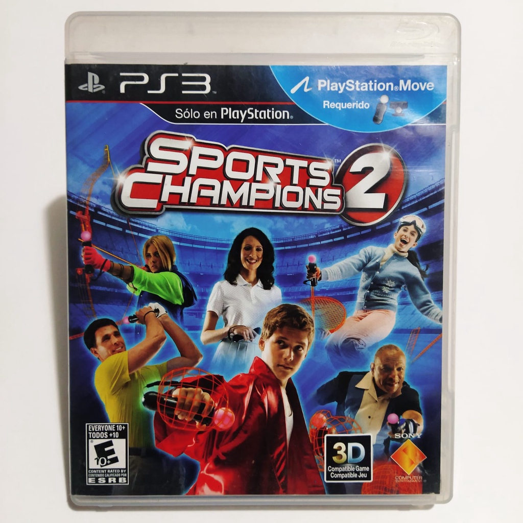 Jogo Original Sports Champions Playstation Ps3 Mídia Física Com 10