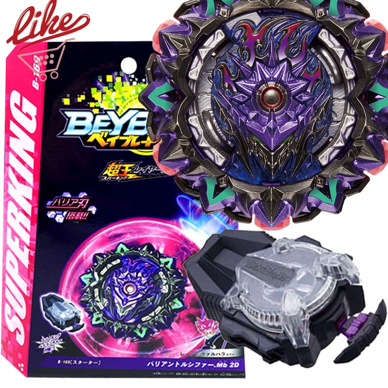 Beyblade Burst B-169 Lúcifer Variante Super King Com Lançador LR Spark ...