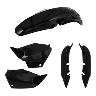 Kit Carenagem Plástico Wester FAN 125 2005, 2006, 2007 e 2008/ TITAN 125 2000, 2001, 2002, 2003 e 2004 Injetado Preto