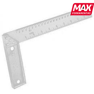 Esquadro Para Carpinteiro 16"/40Cm Alumínio - Max