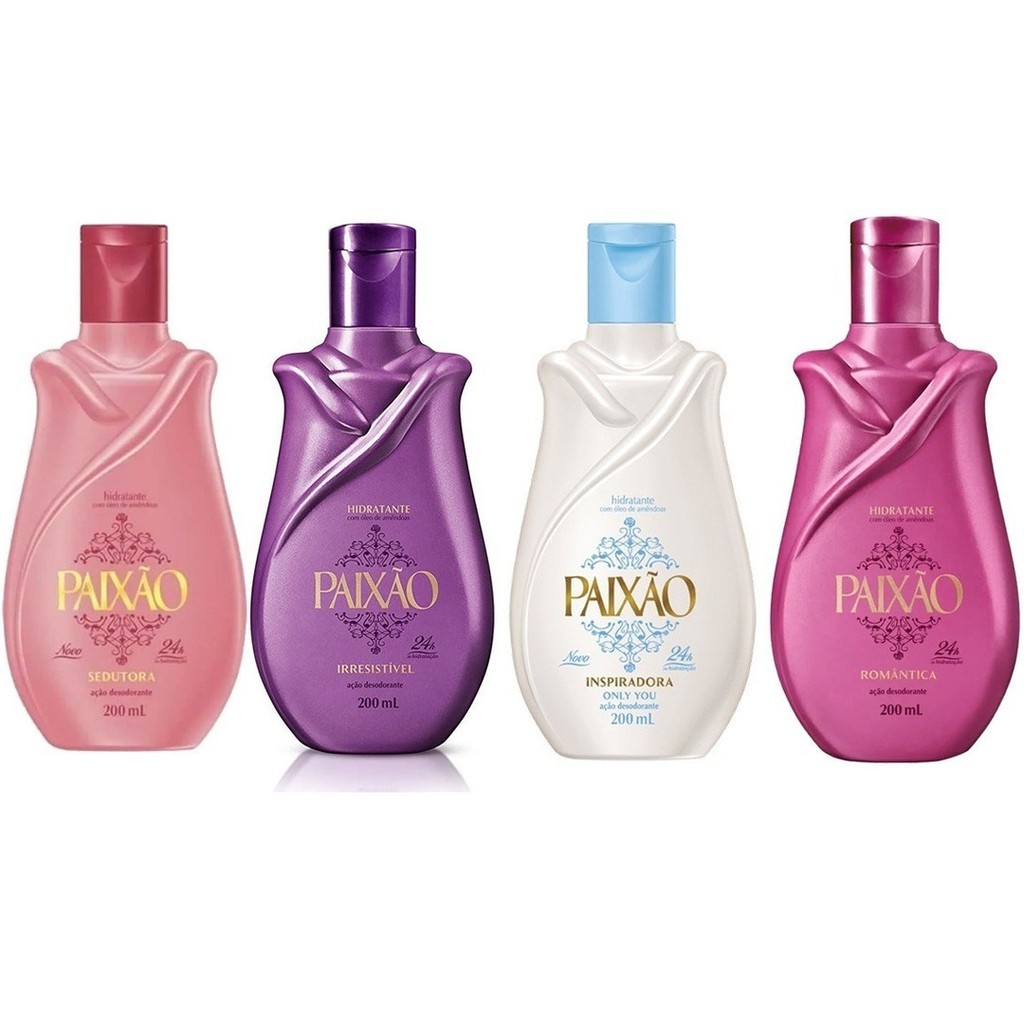 Hidratante Corporal Paixão 200ml | Shopee Brasil
