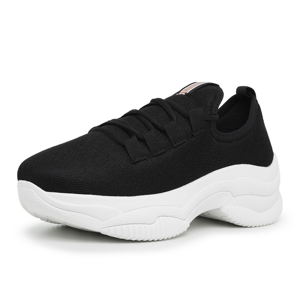 Tênis Feminino Com Salto Esporão Ortopédico Anatômico Preto 33 Ao