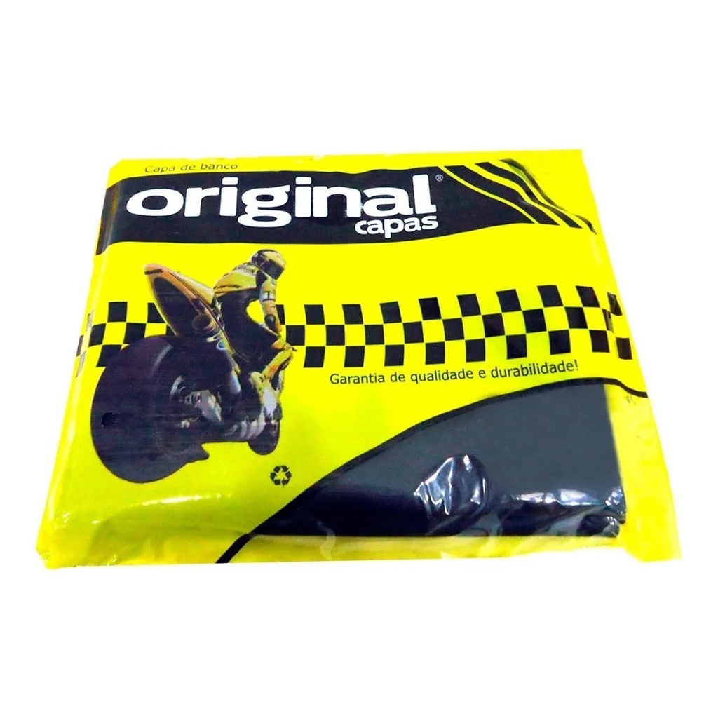 Capa De Banco Assento Moto Yamaha FZ25 Fazer 250 2018 até 2022 Preta Original Capas