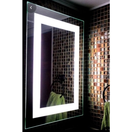espelho camarim ( com led) sem interruptor e sem touch 70x70 | Shopee ...