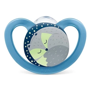 Chupeta Space Glow Silicone S2 Menino Nuk