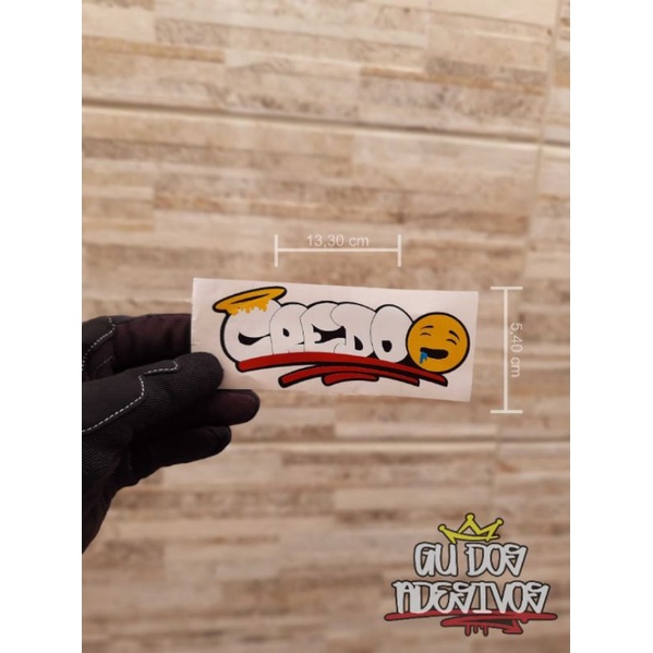 Adesivo Credo | Shopee Brasil