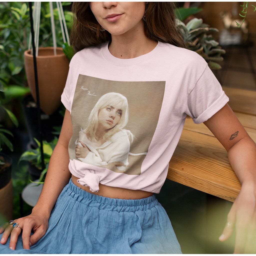 Camiseta Billie Eilish - Unissex E Baby Look 100% Poliéster | Shopee Brasil