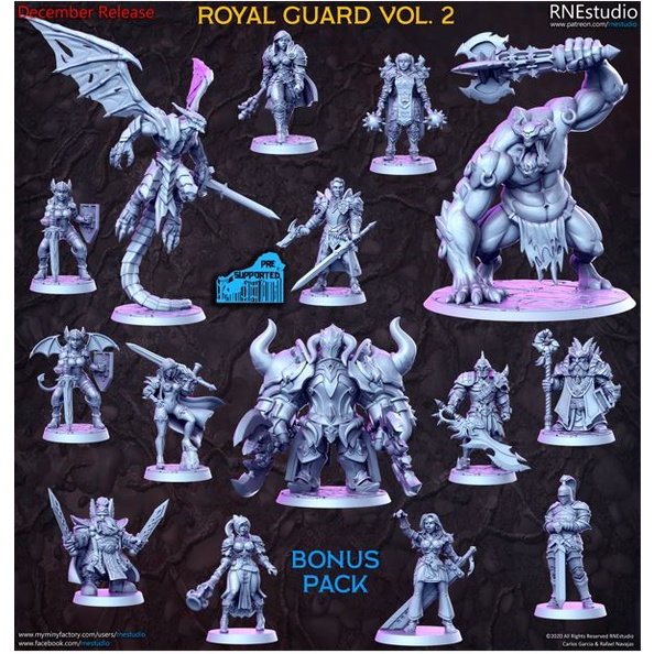 Miniatura para RPG “ROYAL GUARD – VOL 2” | Shopee Brasil