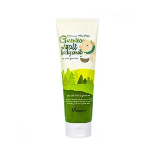 elizavecca milky piggy greentea salt body scrub 300g