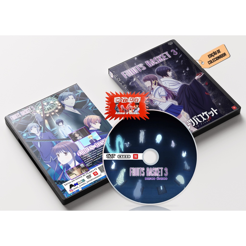 Dvd Fruits Basket 3 The Final Legendado Série Completa Escorrega o Preço