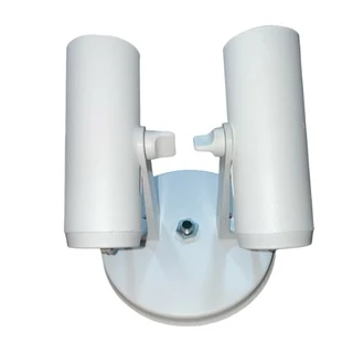 Spot Tubinho Liso Duplo Branco DJ Light