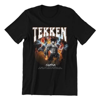 Camiseta T-shirt TEKKEN Fighter Geek Jogo Jin Kazama