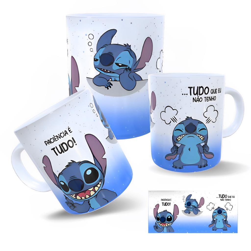 Caneca Personalizada do Stitch VÁRIOS MODELOS OFERTA POR 24 HORAS de Porcelana do Dia dos Namorados - Stitch e Angel Eu te amo Xicara Presente Lembrancinha Kit Festa Aniversário Presente Dia das Mães Disney Infantil