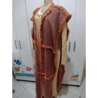 Vestes de pano de saco Jesus.