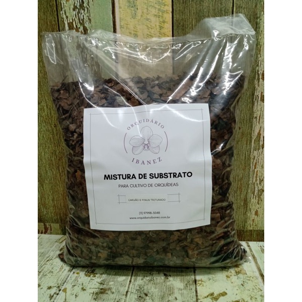 Substrato para orquideas mix