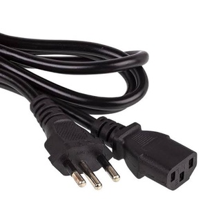 Cabo de Força Tripolar Resistente Tamanhos 1.5m Reforçado 10 Amp Fonte ATX Notebook Pc