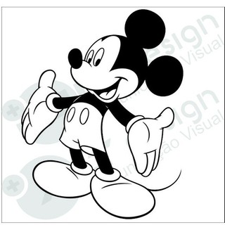 Adesivo Mickey - 11 X 15cm (02 Cores) (mim3)