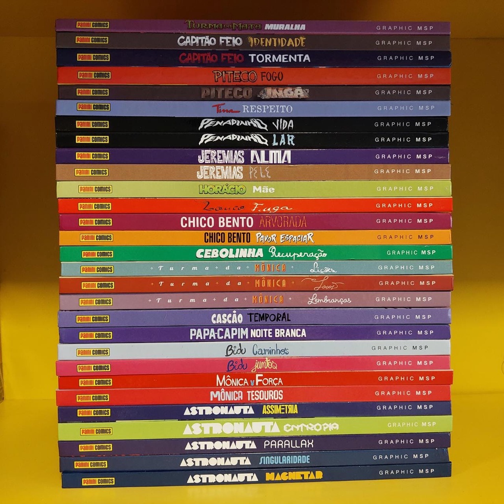 Graphic MSP - Turma da Mônica Cebolinha Magali Chico Bento - Gibis Capa Dura - Formato Luxo