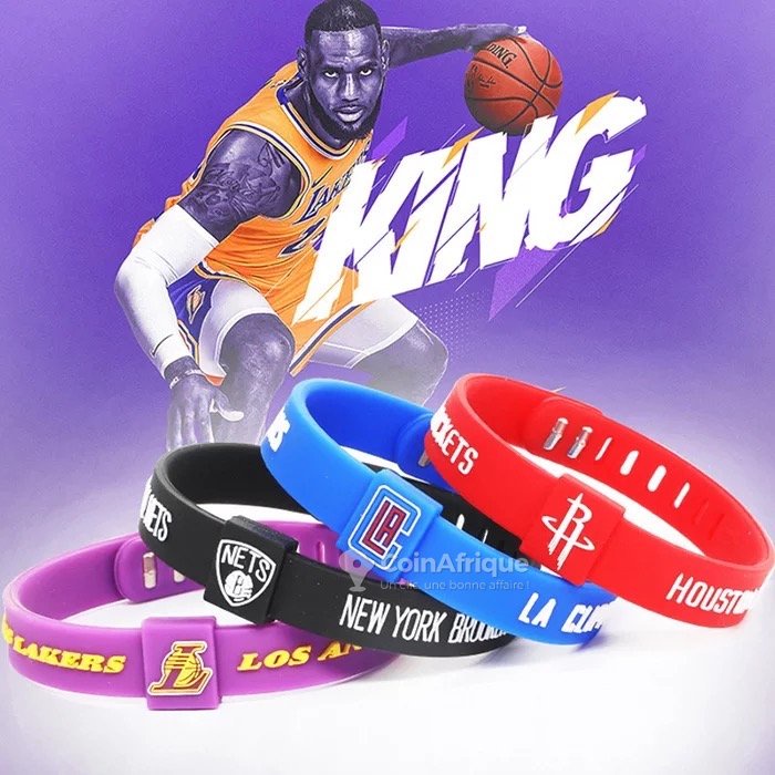 Pulseira silicone times NBA AJUSTÁVEL SUPER PROMOÇÃO ENVIO IMEDIATO EM 24 HORAS PRONTA ENTREGA