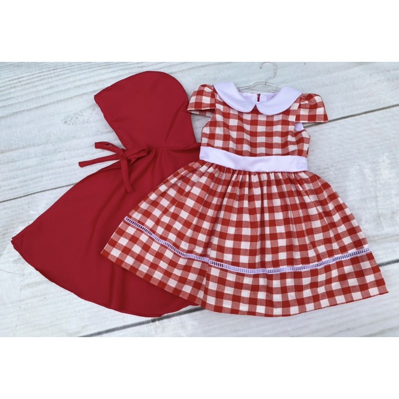 Vestido tematico hot sale chapeuzinho vermelho