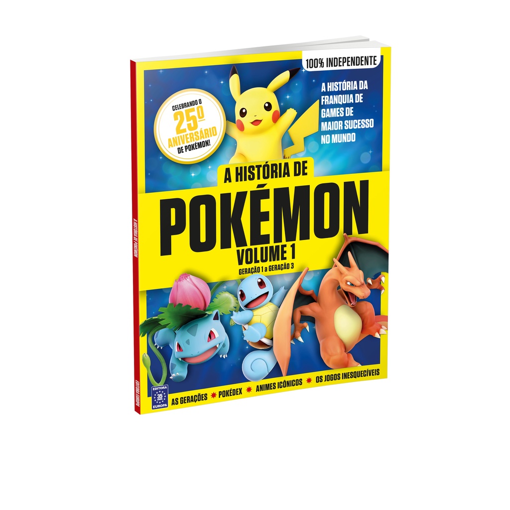 Livro - A História de Pokémon: Volume 1