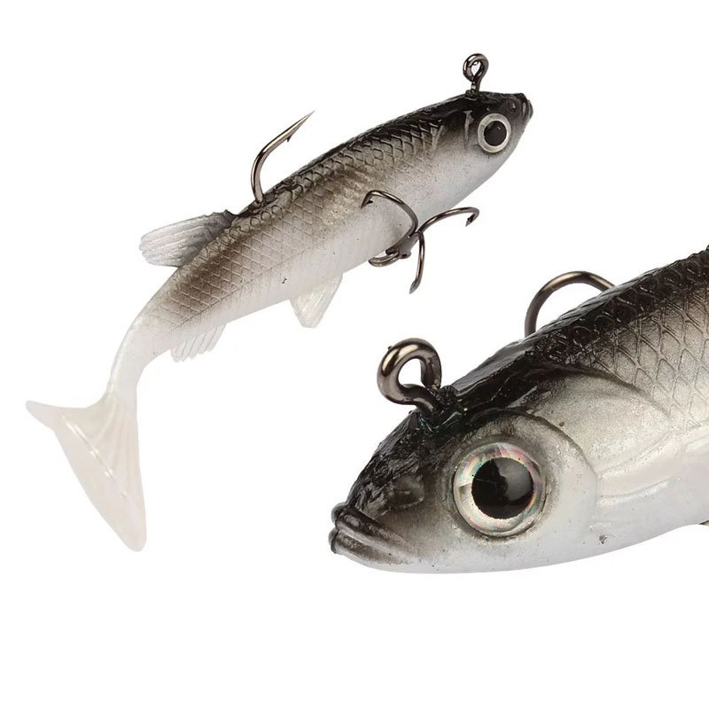 Leurre De Pêche JMS Minnow 13g - Couleur Bleue - Hameçon Taille 4 - Neuf