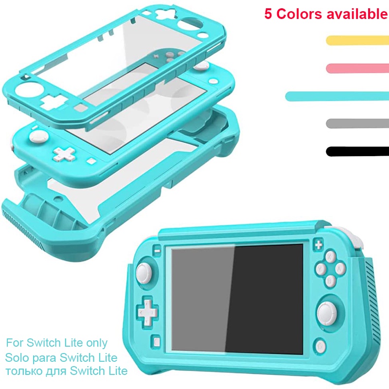Capa Protetora Para Nintendo Switch Lite Dura Flexivel Console Anti Queda Choque Impressao Digital Shell