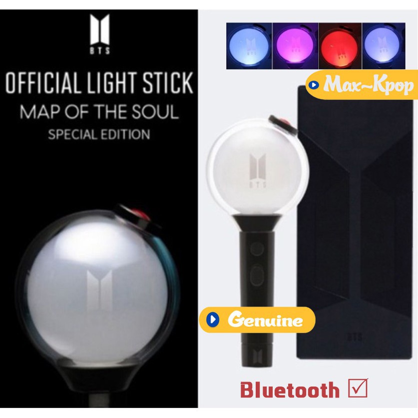 Army Bomb With 7 Cards BTS Army Bomb Lightstick Ver 4 (SE) Map Of