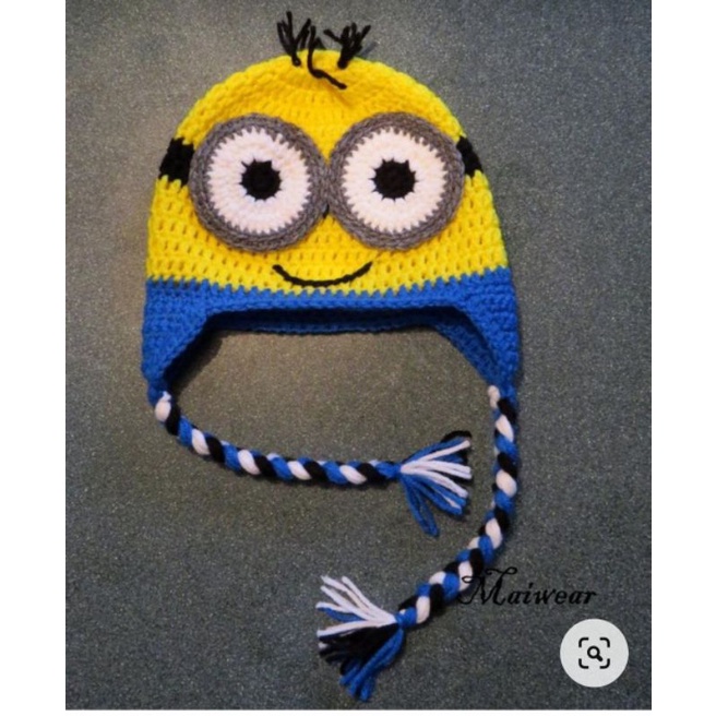 Ideas Minions De Ganchillo  Tricô e crochê, Crochê, Touca de croche  infantil