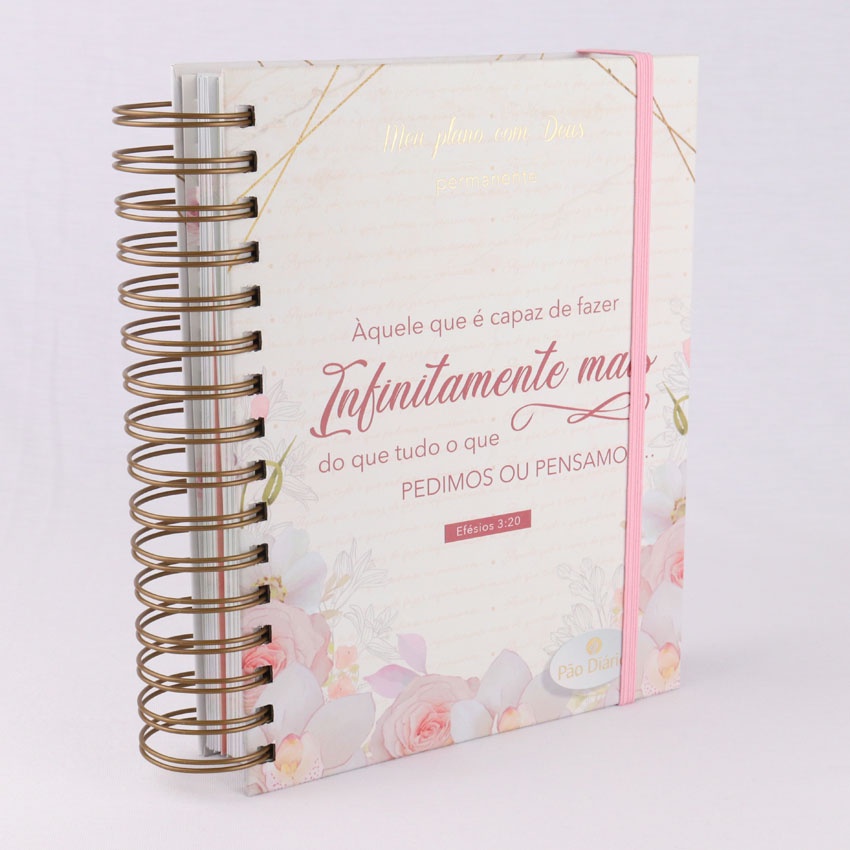 Planner Meu Plano Com Deus Infinitamente Mais Capa Dura Shopee Brasil