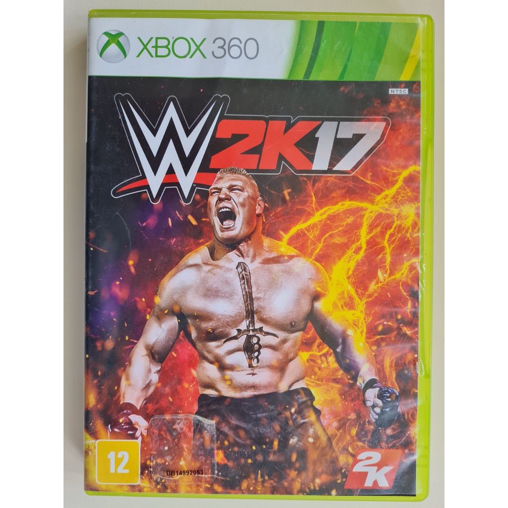 Luta: WWE 2K17 PACK JOGO + BRINDE (XBOX 360)