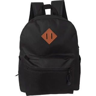 Mochila Feminina Masculina Juvenil Escolar Colorida Preta