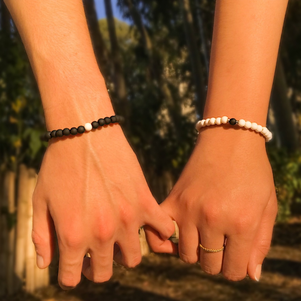 Pulseira casal/ Pulseira namorados/ Pulseira de casal/ Conjunto ...