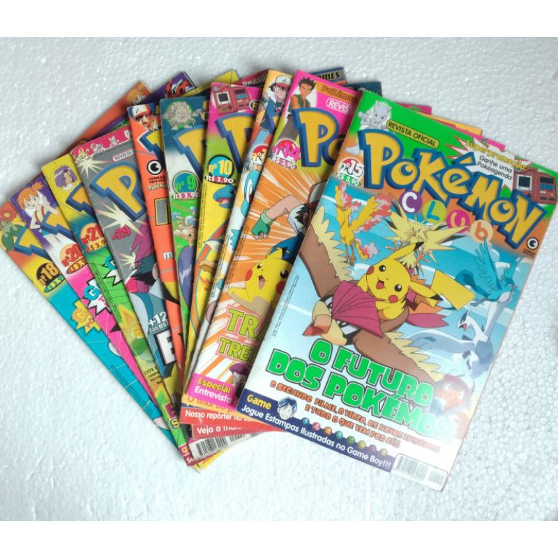 Revistas Pokémon club várias edição venha conferir compre a sua é complete sua coleção