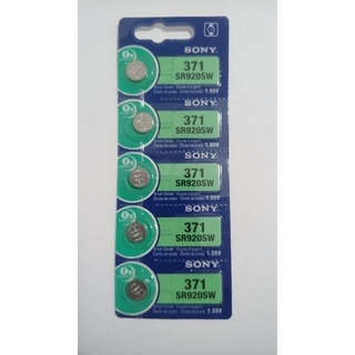 Baterias 371 Sony Sr 920 Sw 1.55 V Para Relogios,brinquedos, pacotes de 1,3 e 5 unidades