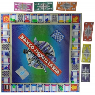 Jogo Banco Imobiliário Tradicional Tabuleiro Brinquedo Pronta Entrega ...