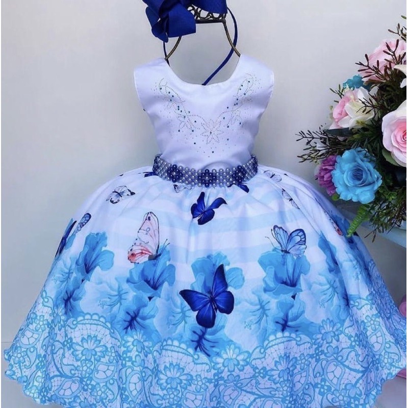 Vestido de formatura do best sale abc azul