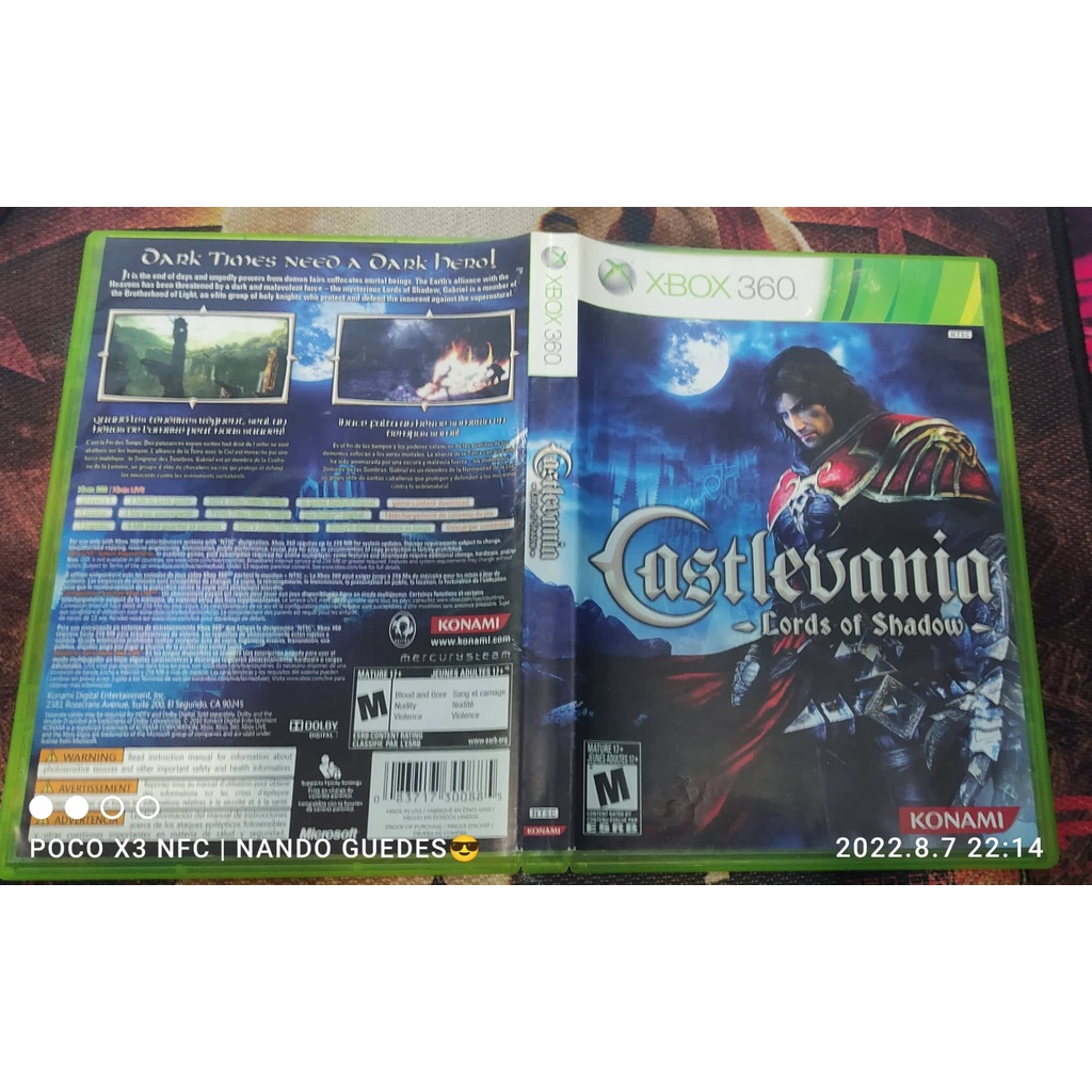 Castlevania Lords Of Shadow 2 MICROSOFT XBOX 360° PROMO DISC TBE VERSION PAL UK