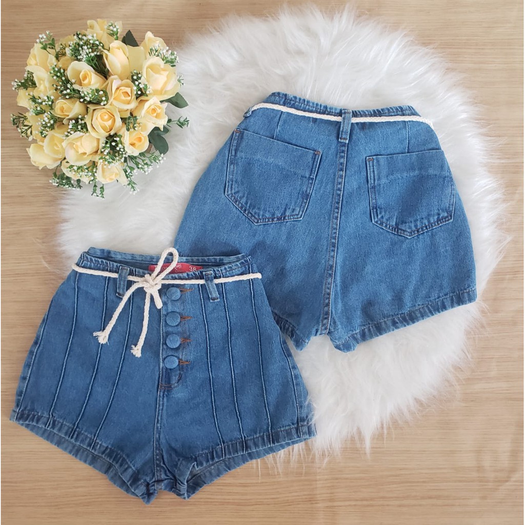 Short Jeans com Cinto