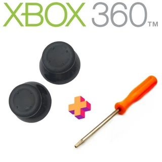 Botão Analógico Xbox 360 Mais Chave Torx 8t Com Furo Botão De Controle Xbox 360