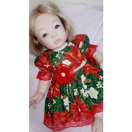 Vestido de Natal para boneca reborn