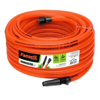 Mangueira Trançada 1/2" Com Esguicho 10m Famastil P/ Jardim