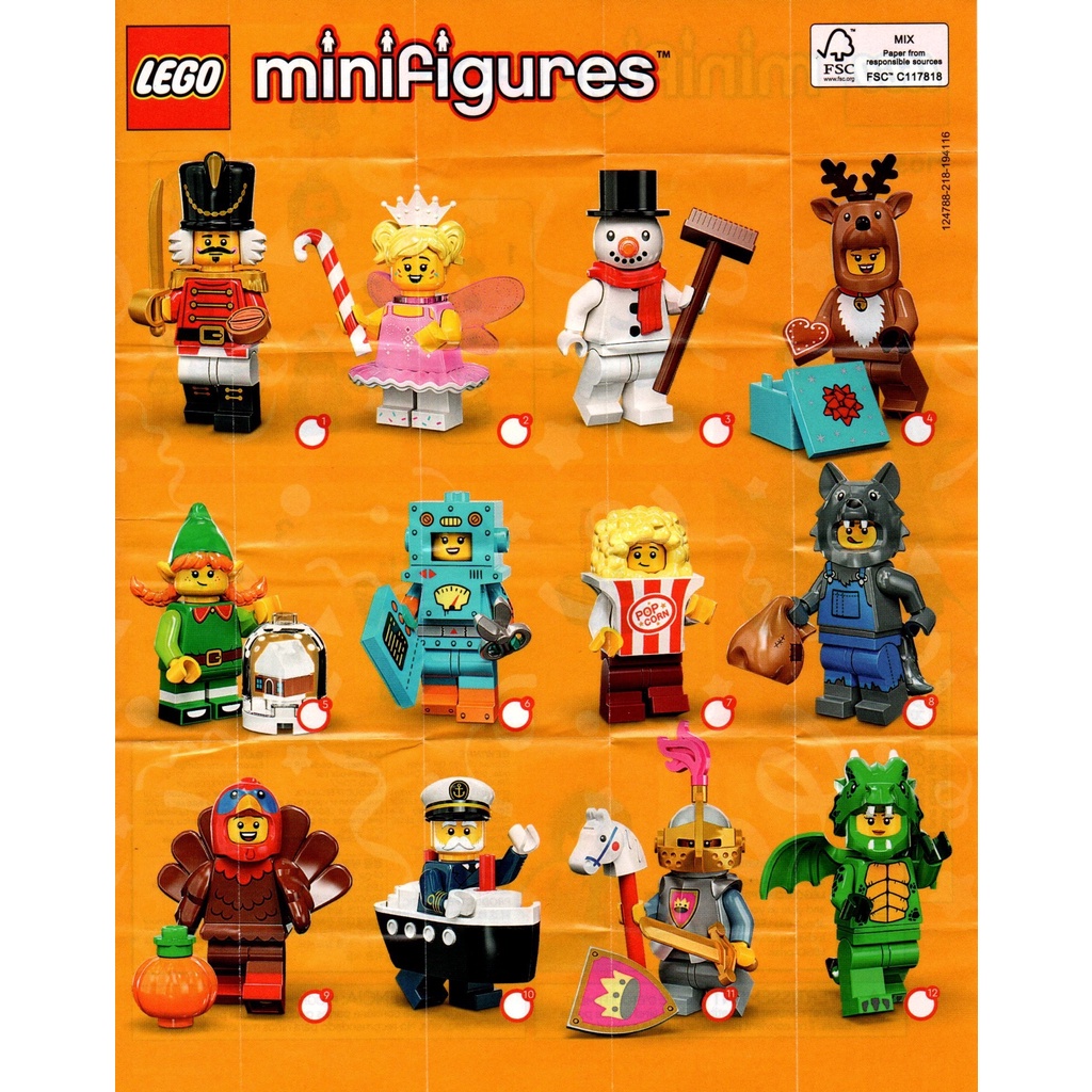 Lego 71034 - Wolf Costume - Lego Serie 23 | Shopee Brasil
