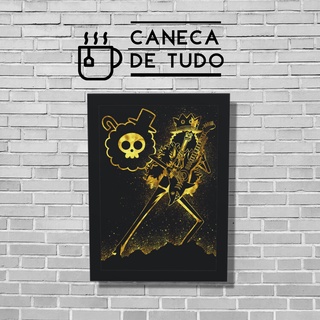 Quadro Decorativo Poster Anime One Piece Personagems