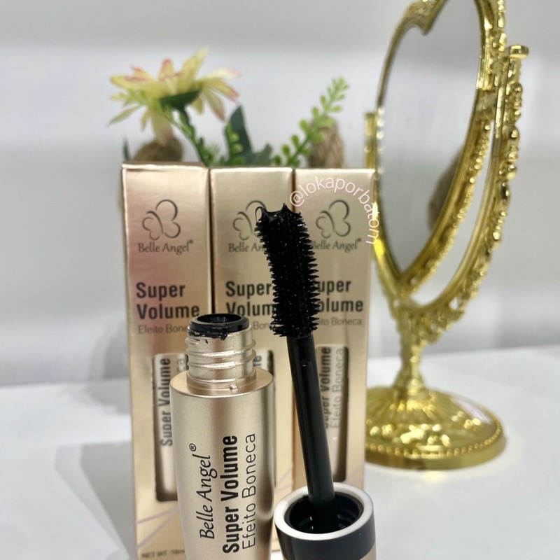 MASCARA PARA CÍLIOS SUPER VOLUME EFEITO BONECA BELLE ANGEL B039