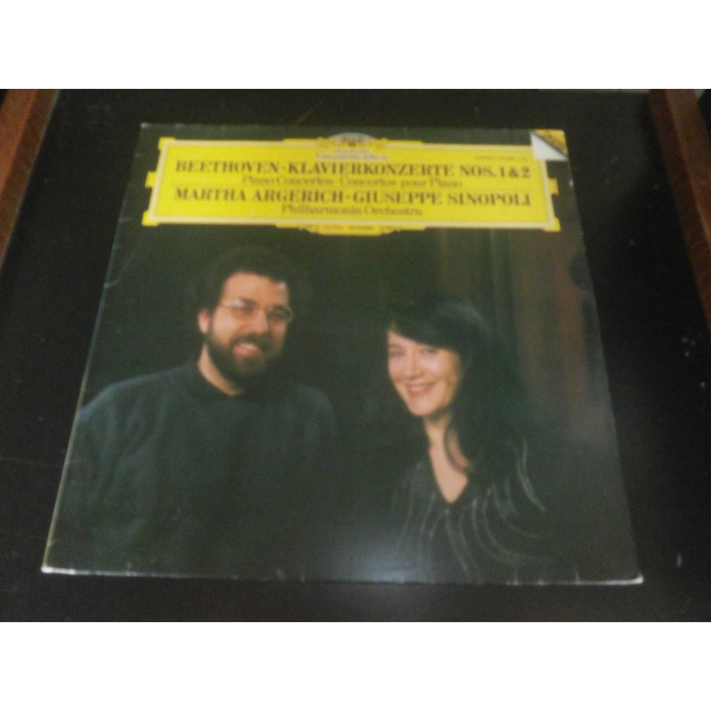 Lp Beethoven Klavierkonzert Nr 1 & 2 Martha Argerich, 1987 | Shopee Brasil