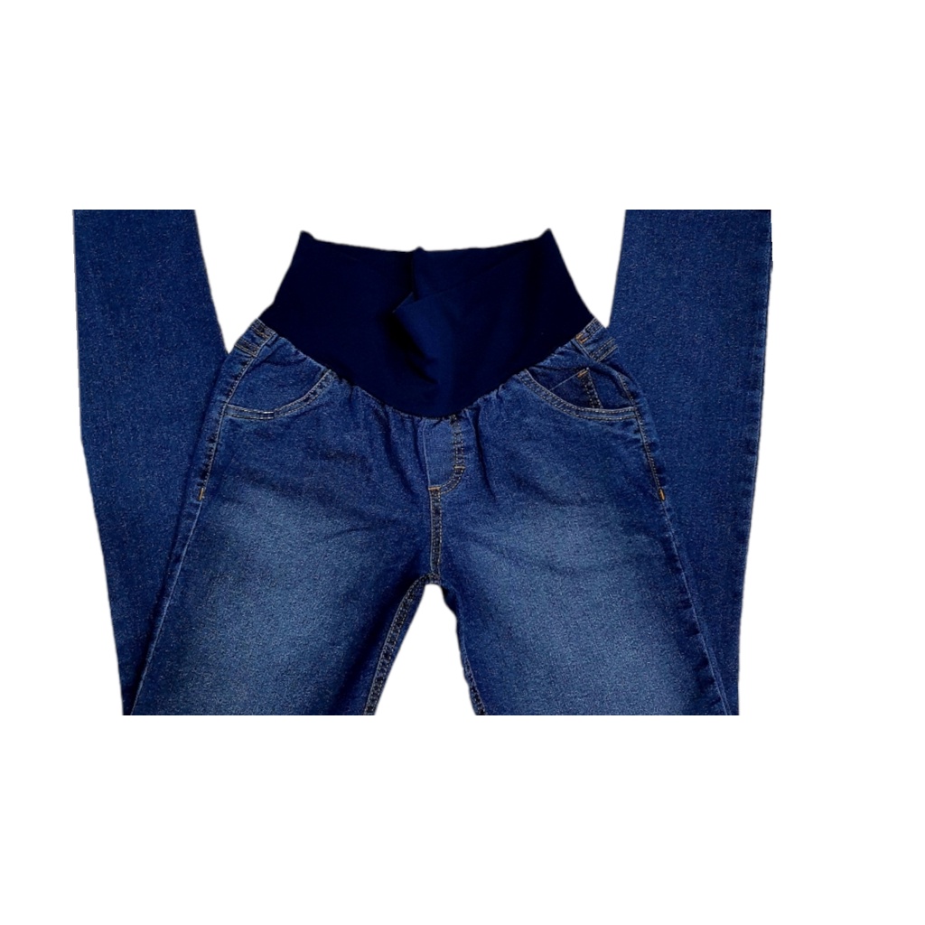 Calca jeans best sale para gestante