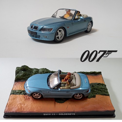 Diorama: BMW Z3 Conversível - James Bond - 007 Goldeneye